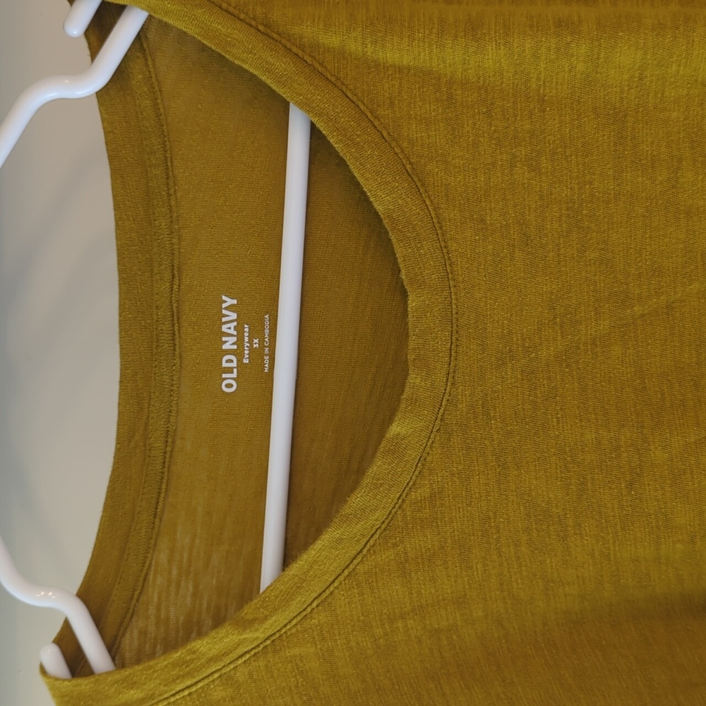Fall Tee! Mustard 3X Old Navy Tee